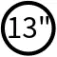 13"