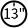 13"