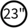 23"