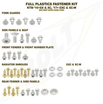 súprava skrutiek plastov KTM SX(F) 16-18 EXC(F) 17-19