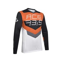 dres MX TRACK čierna/oranž veľ. M