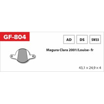 Brzdové doštičky GF 804 AD MTB Magura (bez jar, pružina, perá)