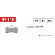 brzdové doštičky GF 846 AD MTB SHIMANO (bez pružiny, pierka, závlačky)