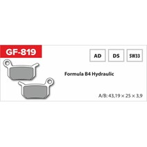 Brzdové doštičky GF 819 AD MTB Formula (No Spring, pružina, úniky)