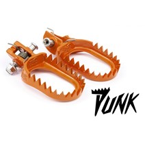 stúpačky kované Punk KTM SX/SXF/16- /EXCF 17- oranž