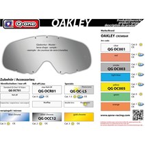 Sklo Oakley Crashbar Clear Rolloff