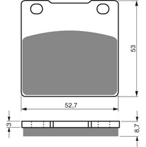 Brzdové platne GoldFren 016 AD