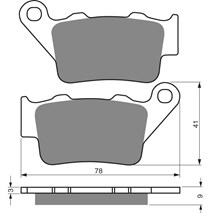 Brzdové platne GOLDFREN 023 S33