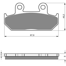 Brzdové platne GOLDFREN 024 AD