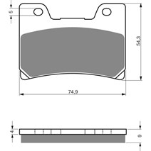 Brzdové platne GOLDFREN 028 AD