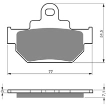 Brzdové platne GoldFren 030 AD