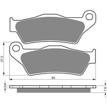 Delta Brzdové platne ako GF 031