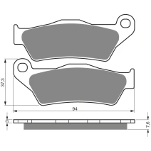 DP Brzdové platne ako GF 031