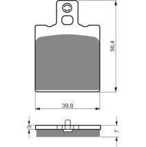 Brzdové platne Goldfren 038 S3