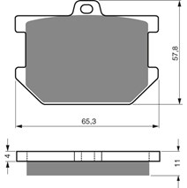 Brzdové platne GoldFren 082 AD