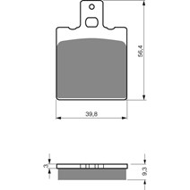 Brzdové platne GOLDFREN 087 AD