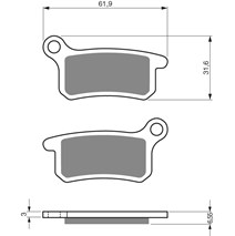 Delta Brzdové platne ako GF 185