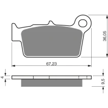 DP Brzdové platne ako GF 187