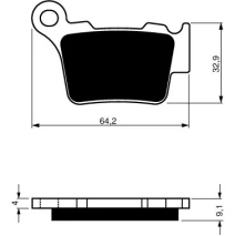 DP Brzdové platne ako GF 191