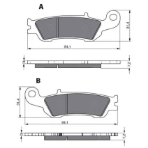 Delta Brzdové platne ako GF 248