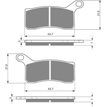 DP Brzdové platne ako GF 261