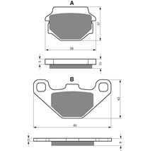 Brzdové platne GOLDFREN 005 K1