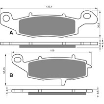 DP Brzdové platne ako GF 104