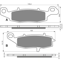 DP Brzdové platne ako GF 104
