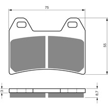 DP Brzdové platne ako GF 141