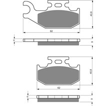 DP Brzdové platne ako GF 205