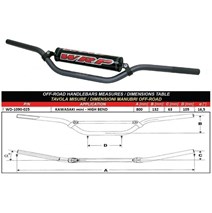 PRO-TECH 22mm riadidlá Kawasaki mini MX 85 - High