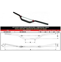 TAPER-X 28.6mm riadidlá MX MINI 85