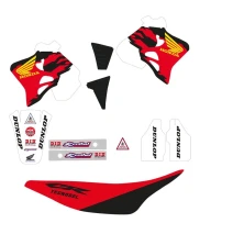 sada samolepiek Honda + poťah CR125 95-97 CR250 95-96 Team Honda USA 95