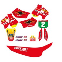 sada polepů+ poťah RM 96-98 Team Suzuki 98