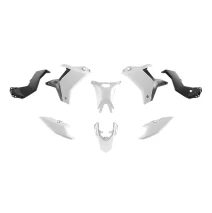 sada plastov T7 Revolution Rtech pre Yamaha Tenere 700 25-26 biela/čierna