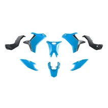 sada plastov T7 Revolution Rtech pre Yamaha Tenere 700 25-26 svetlo modrá/čierna