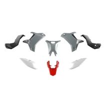 sada plastov T7 Revolution Rtech pre Yamaha Tenere 700 25-26 šedá/biela/červená