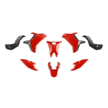 sada palstov T7 Revolution Rtech pre Yamaha Tenere 700 25-26 červená/čierna