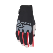 Motokrosové rukavice ACERBIS MX WP 2.0 čierna/červená